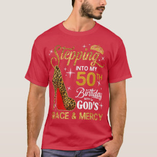T-shirt Des Femmes Entrent En Mon 50E Anniversaire Avec Le