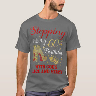 T-shirt Des Femmes Entrent En Mon 60E Anniversaire Avec Di