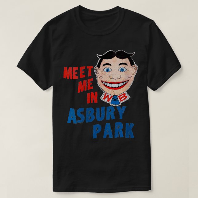 T-shirt Des femmes me rencontrent à Asbury Park Iconic Til (Design devant)