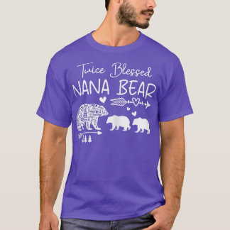 T-shirt Des femmes ont béni à deux reprises Nana Bear Mign