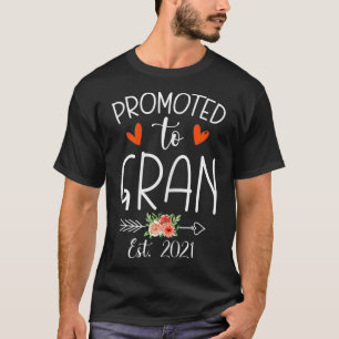 T-shirt Des femmes promues à Gran 2021 Grossesse Annonce G