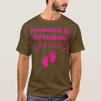 T-shirt Des Femmes Promues À Grand-Mère 2023 Annonce De Gr