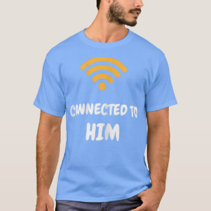 T-shirt Des Femmes Se Connectent Avec Lui À Son Cou Drôle