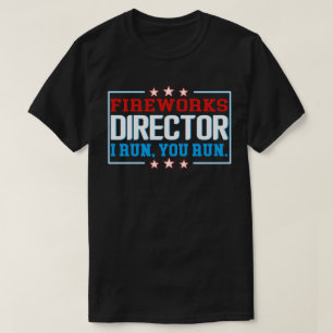 T - Shirt des Feuerwerksdirektors am 4. Juli