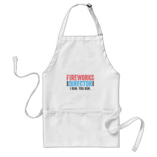 T - Shirt des Feuerwerksdirektors am 4. Juli Shirt Schürze