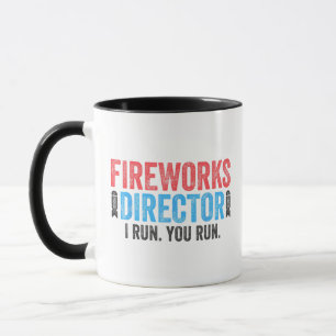 T - Shirt des Feuerwerksdirektors am 4. Juli Shirt Tasse