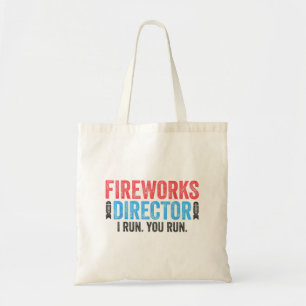 T - Shirt des Feuerwerksdirektors am 4. Juli Shirt Tragetasche