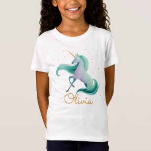 T-shirt des filles du lecteur Unicorn - Nom person