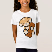 Des filles en t-shirt, des fillettes en vêtements,