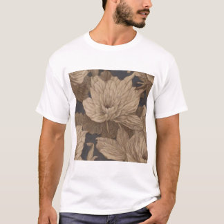 T-shirt Des fleurs d'indigo mourantes à côté du chemin ver