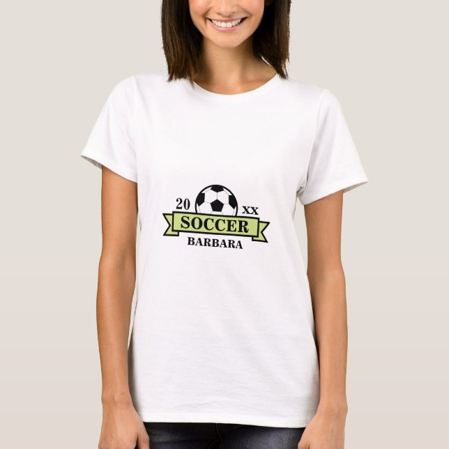T - Shirt des Fußballfans (Vorderseite)