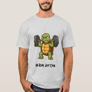 T-shirt Des Gains Lents Sont Toujours Gains" Funny Gym Tur