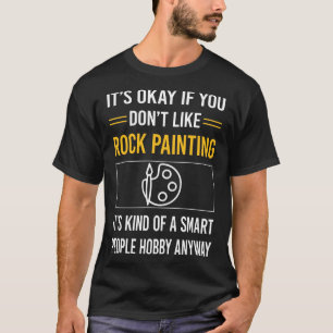 T-shirt Des gens intelligents Rock Peinture Rocks