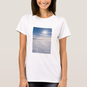 T-shirt Des gens marchant au-dessus de la neige, Islande