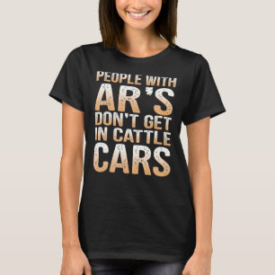 T-shirt Des gens sarcastiques avec des animaux ne se mette