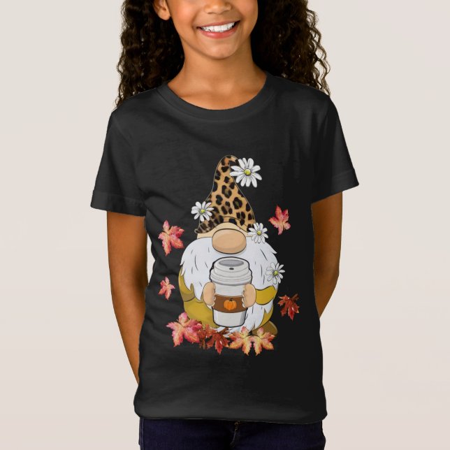 T-Shirt Des Gnomes Portent Un Casquette Léopard Des Vibes  (Devant)