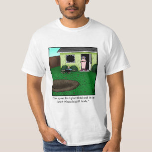T - Shirt des "Grillmeisters" des sonnigen Vaters