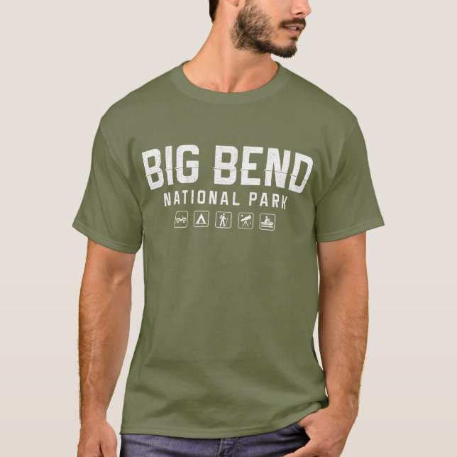 T-Shirt des große Biegungs-Nationalparks (Texas) - (Vorderseite)