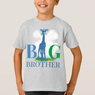 T - Shirt des Großen Bruders niedliche große blaue