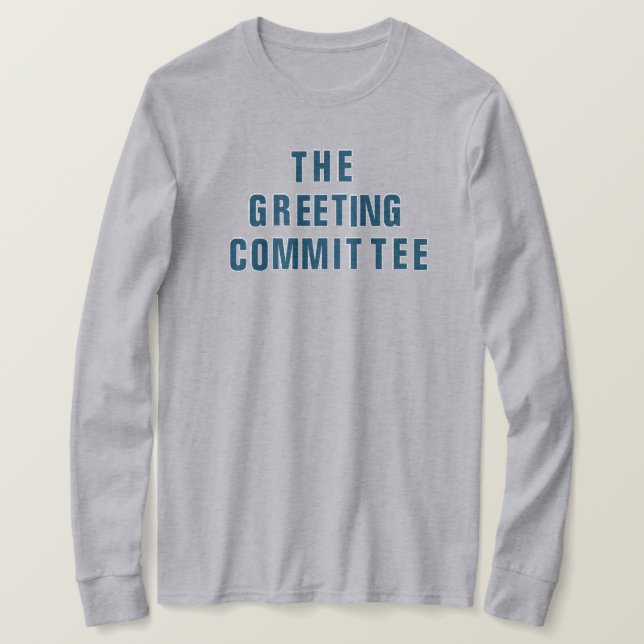 T - Shirt des Grußausschusses (Design vorne)
