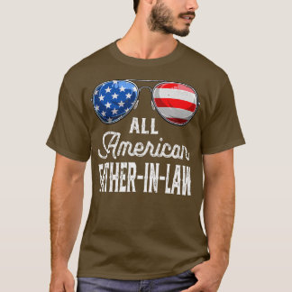 T-shirt Des Hommes Distortissent Tous Les Père AméricainsI