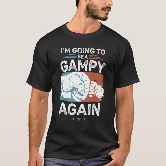 T-shirt Des Hommes Promus De Jouer À Nouveau Grossesse Béb (Devant)