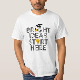 T-shirt Des idées brillantes commencent ici