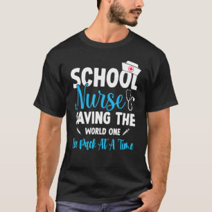 T-shirt Des Infirmières Sauvons Le Monde Un Pack De Glace