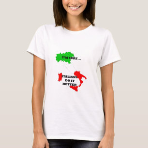 T-shirt des Italiens il améliorent