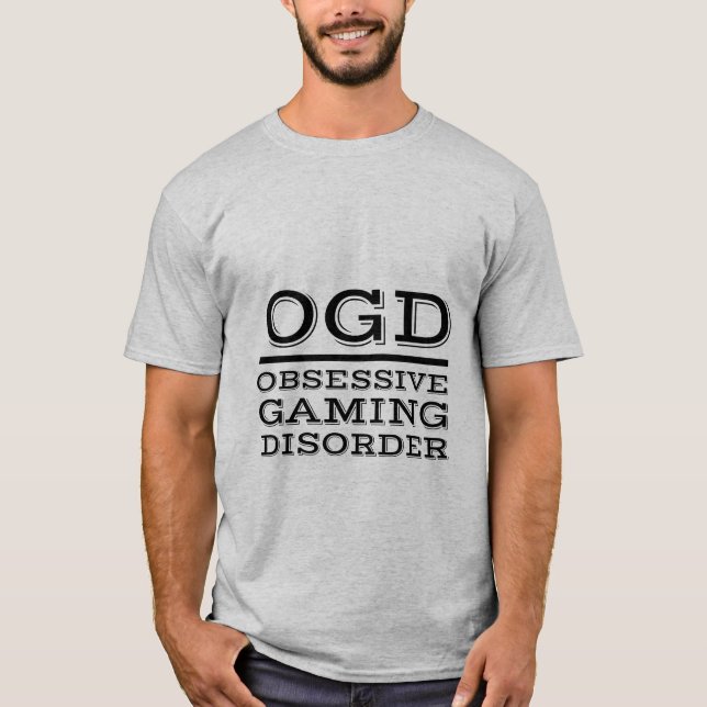 T-shirt des joueurs amusants pour un trouble de je (Devant)
