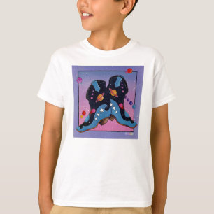 T - Shirt des Kindes - Cowboystiefel in der Nacht