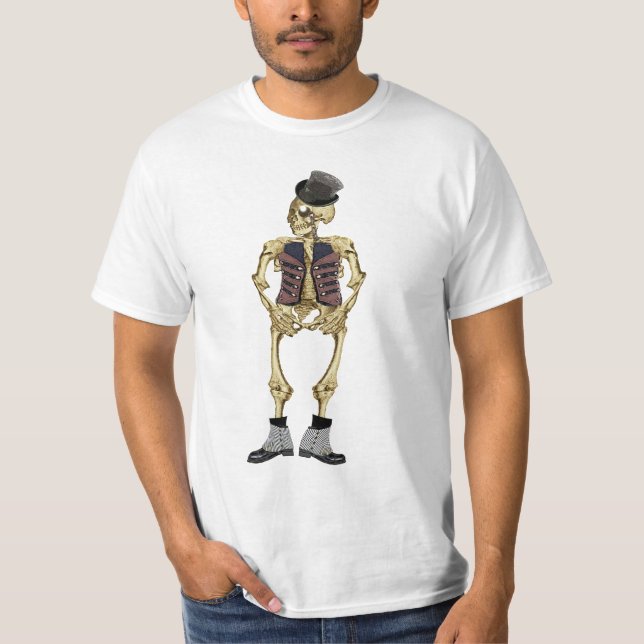 T - Shirt des Mannes zu Halloween (Vorderseite)
