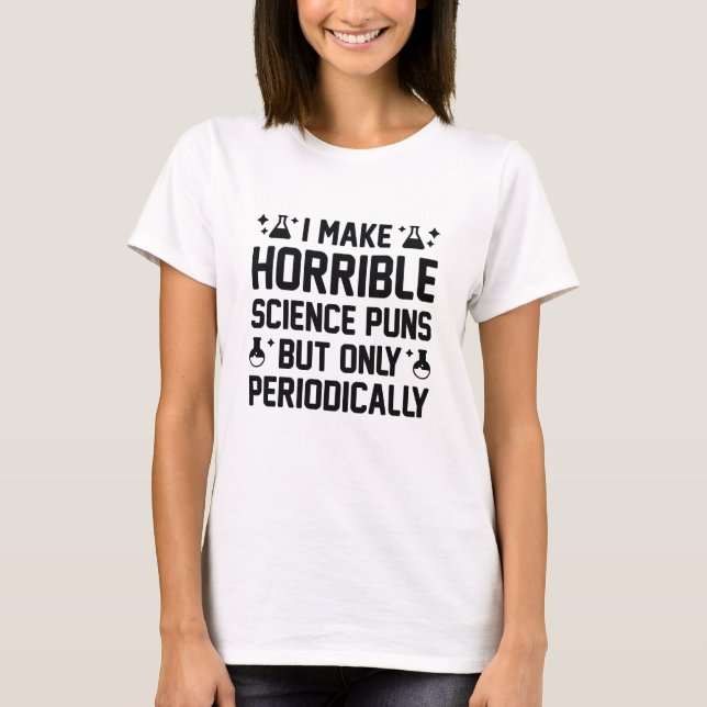 T-shirt Des mondes scientifiques horribles (Devant)