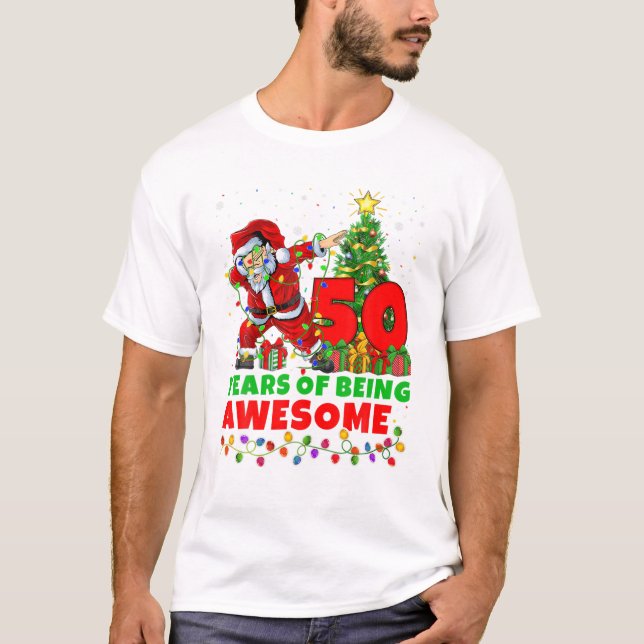 T-shirt Des oreilles D'Être Un Père Noël Génial (Devant)