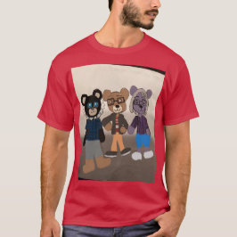 T-shirt Des ours le matin prennent un petit-déjeuner tous 