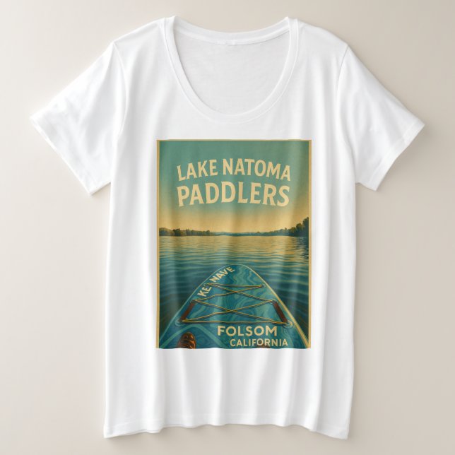 T-Shirt des pagayeurs du lac Natoma (Design devant)