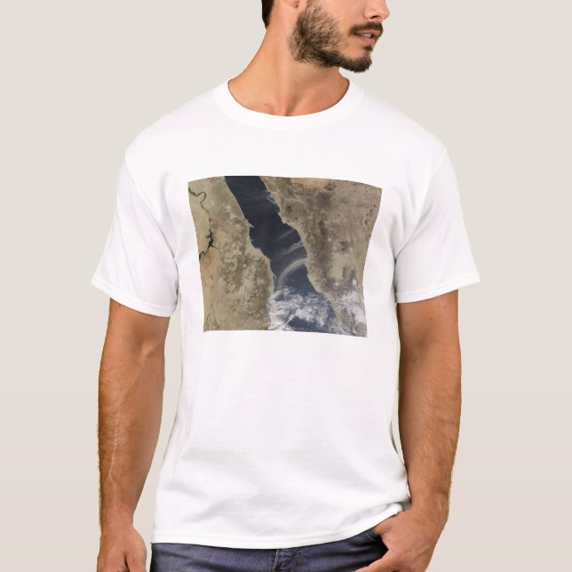 T-shirt Des panaches de poussière explosent au large des c (Devant)