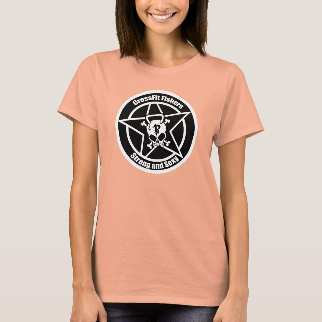 T-shirt des pêcheurs, crâne, fort et sxy (Devant)