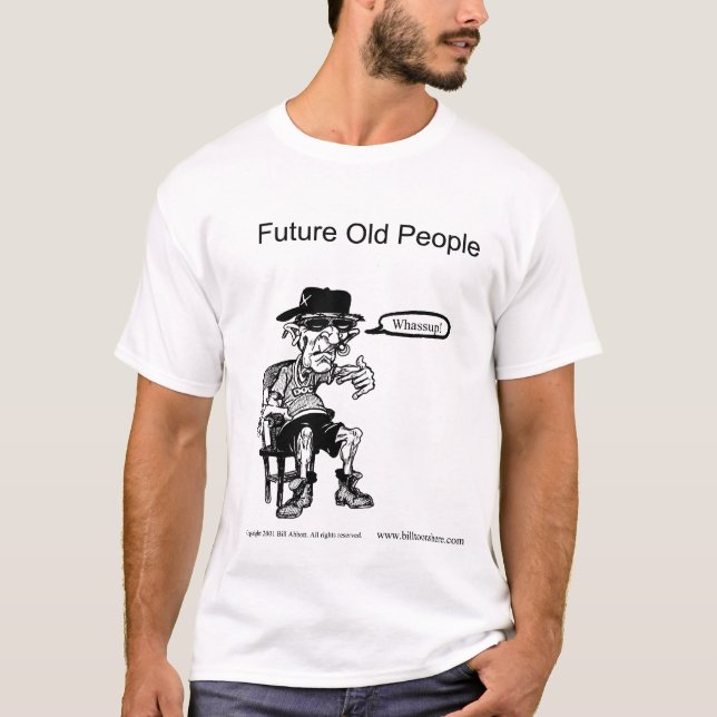 T-shirt des personnes âgées (Devant)