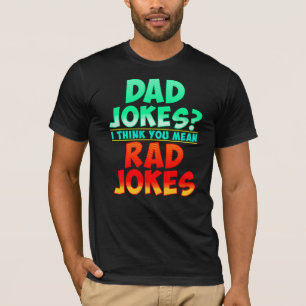 T-shirt Des plaisanteries de papa je vous pense humour