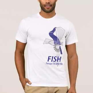T-shirt Des POISSONS = pour toujours je le servirai