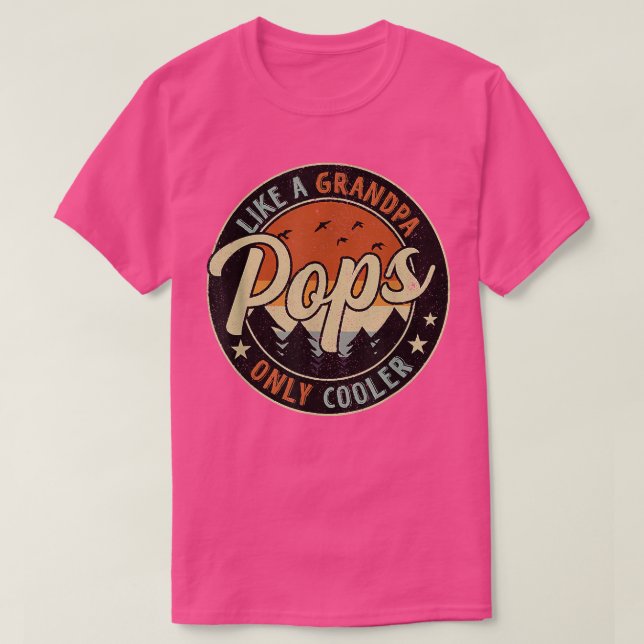T-shirt Des Pops Comme Un Grand-Père Seulement Glacière Vi (Design devant)