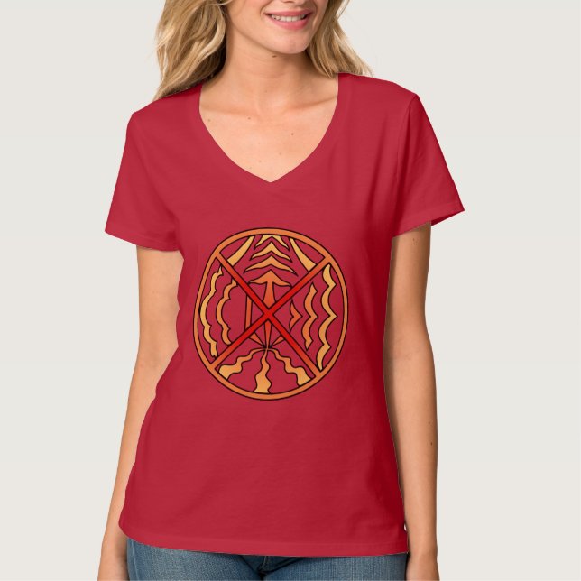 T-shirt des Premières nations pour femmes (Devant)