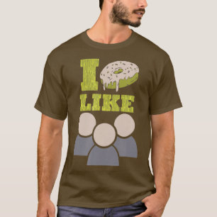 T-shirt Des Puns De Nourriture Drôle Que J'Aime Les Gens Ç