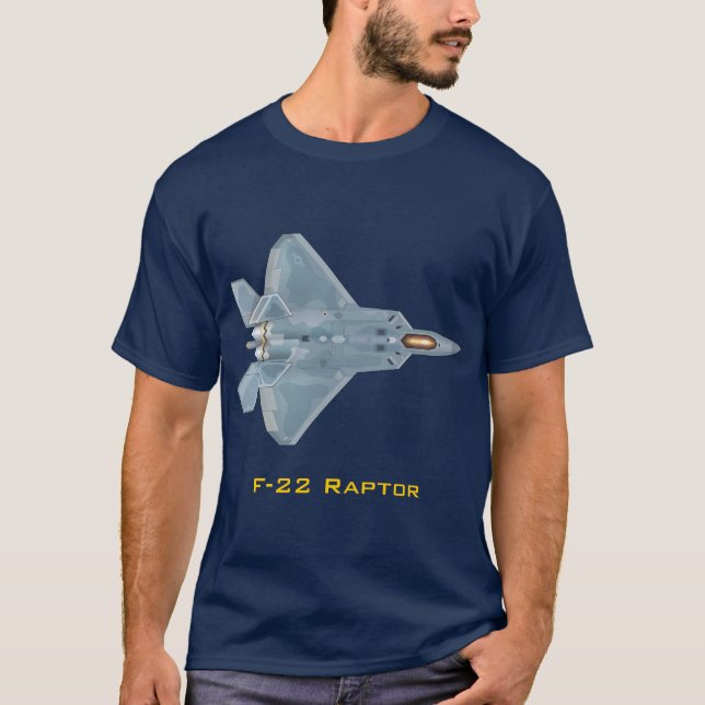 T - Shirt des Raubvogel-F-22 (Vorderseite)