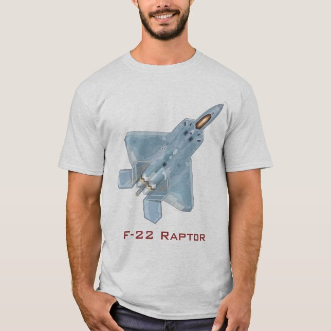 T - Shirt des Raubvogel-F-22 (Vorderseite)