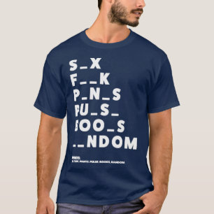 T-shirt Des Riddles Avec Des Termes Ambigus Des Pensées Im