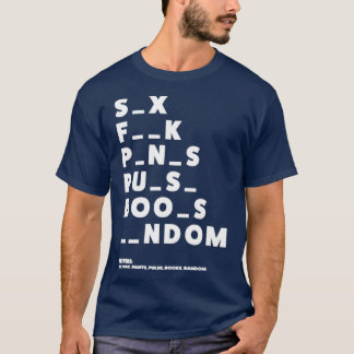 T-shirt Des Riddles Avec Des Termes Ambigus Des Pensées Im
