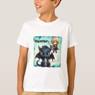 T - Shirt des Ritters und des Drachenjungen