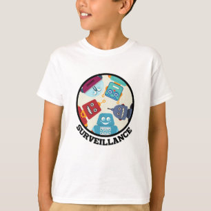 T-shirt Des robots de surveillance et d'intelligence artif